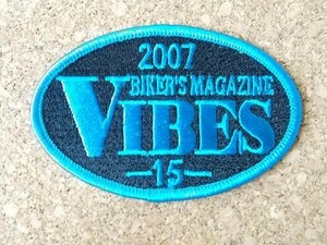 2007年 第15回 VIBES バイブズ ミーティング ワッペン パッチ刺繍ワッペン/ハーレーダビッドソンharley davidson苗場ツーリング新潟バイク