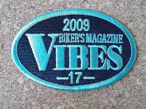 2009年 第17回 VIBES バイブズ ミーティング ワッペン パッチ刺繍ワッペン/ハーレーダビッドソンharley davidson苗場ツーリング新潟バイク