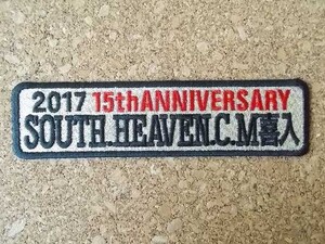 2017 15th SOUTH HEAVEN C.M 喜入 バイカーズ バイクミーティングワッペン/日の丸ハーレーダビッドソン harley davidson ツーリング パッチ