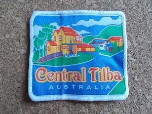 【中古】80s オーストラリア Central Tilbaセントラル・ティルバ ビンテージ ワッペン パッチ /Voyager旅行 観光カスタム土産AUSTRALIA留学