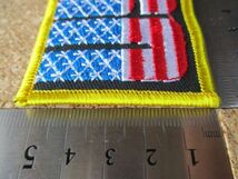 70s 米国USAアメリカ ワッペン/星条旗ビンテージ刺繍U.S.A.国旗PATCHサバゲー米軍ミリタリー旅行スーベニア観光フラッグUSA土産パッチ D7_画像10