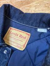 【Levi's Red】A0121-0000 A0134-0000 LR QUILT TYPE 1 TRUCKER OX RINSE STAY LOOSE デニムジャケット パンツ セットアップ XL W34 L30_画像6