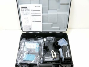 【質】★新品★マキタ/ Makita　充電式インパクトドライバ TD173DRGXB ブラック 18V 6.0Ah バッテリ2本・充電器・ケース付★