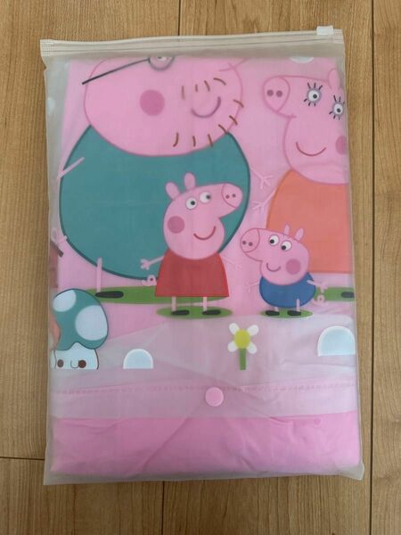 レインコート　ペッパピッグ　Peppa pig Raincoat サイズ L