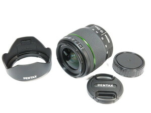 ［ くもり ］PENTAX SMC-DA 18-55mm F3.5-5.6 AL WR レンズ PH-RBC52ｍｍ純正フード付き ペンタックス [管PX2995]