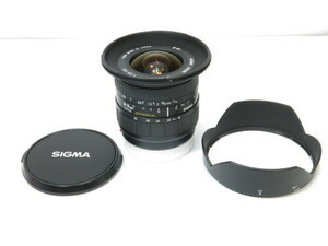 【 ジャンク 】SIGMA AF18-35mm F3.5-4.5 ASPHERICAL Aマウント SONY ミノルタ用 レンズ 純正フード付き シグマ [管SI3010]