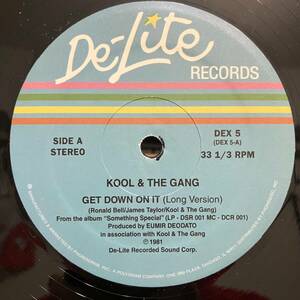 12” ★ Kool & The Gang - Summer Madness / Get Down On It ★ レコード オルガンバー サバービア kiyo koco muro funk45 レアグルーヴ