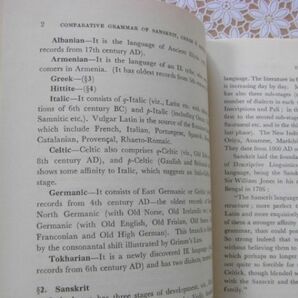 洋書 A comparative grammar of Sanskrit, Greek and Hittite サンスクリット語、ギリシャ語、ヒッタイト語の比較文法 C9の画像7