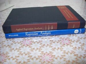 洋書 2冊 Applied Regression Analysis、Regression Analysis 回帰分析 応用回帰分析 D7