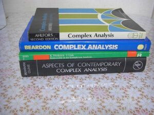 数学洋書 複素解析4冊 Aspects of Contemporary Complex Analysis、アールフォルス、アラン・フランク・ベアドン 他 J84