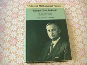 数学洋書 George David Birkhoff：Collected Mathematical Papers Vol 3巻 1冊 ジョージ・デビット・バーコフ 数学論文集 J43