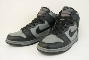 中古 鑑賞用 27cm 630335 002 1999 Nike Dunk High Black Cool Gery 初期 ダンク ハイ ブラック クール グレー ビンテージ