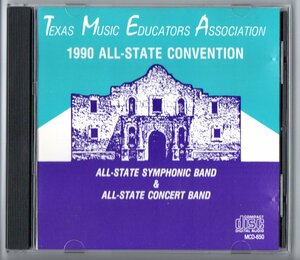 送料無料 吹奏楽CD TMEA1990 テキサス全州シンフォニック&コンサートバンド 指輪物語 プラハのための音楽1968 キャンディード序曲 他