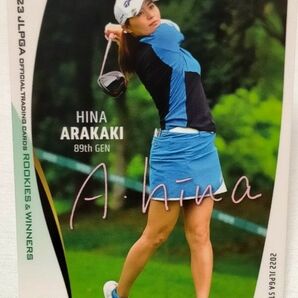 新垣比菜プロモ 2023 EPOCH JLPGA 女子ゴルフ ROOKIES & WINNERS プロモーションカード