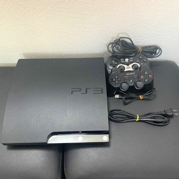 動作品 SONY PS3 CECH－2500A PlayStation ブラック ソニー プレステ コントローラー2個