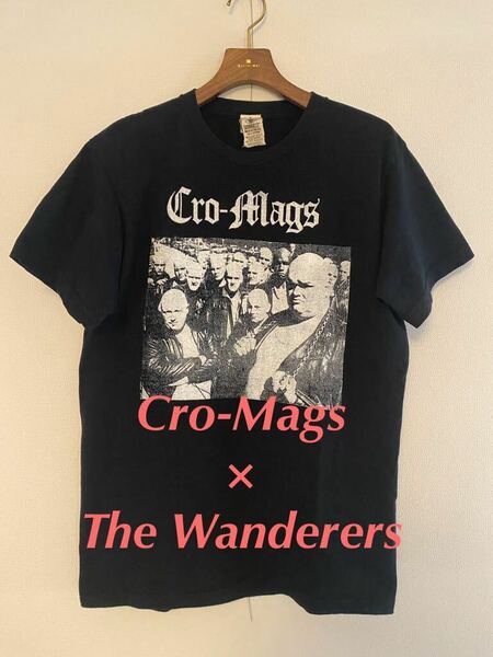 Cro mags Wanderers ブラック ヴィンテージ Tシャツ バンド バンドTシャツ BLACK 映画T ムービーT vintage クロマグス ワンダラーズ