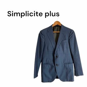 Simplicite plus シンプリシテェプリュス メンズ ジャケット 42 テーラードジャケット ブレザー シングル 