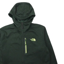 THE NORTH FACE フリースライニング トラックパーカー L カーキ ポリエステル ロゴプリント_画像5