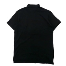 POLO RALPH LAUREN ポロシャツ 175 ブラック コットン CUSTOM FIT スモールポニー刺繍_画像3