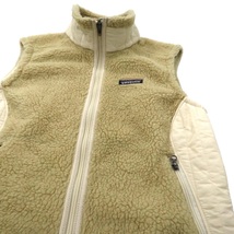 PATAGONIA シンチラ フリースベスト M クリーム SYNCHILLA ポリエステル 11378F8_画像7