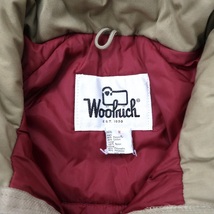 80S USA製 WOOLRICH マウンテンジャケット M ベージュ 65/35クロス 中綿 ダブルジップ 80年代_画像5