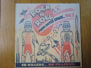 LP♪レコード♪V.A♪ROCK'N'ROLL FROM OUTER SPACE♪①♪ロカビリー♪ROCKABILLY♪ピュアロカ♪ロックンロール♪R&R♪宇宙♪50's♪60's