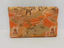 【三枝堂】 新品　数寄屋袋（内ポケット有）西陣織　高級金襴　　和小物入れ・和柄クラッチバッグ　☆送料は当社負担☆　1点限り_画像4