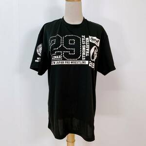 S3227 極美品 Soul ソウル メンズ 半袖 Tシャツ Lサイズ ブラック 黒 前後プリント ロゴワッペン 丸首 メッシュ 万能 カジュアル USED 古着