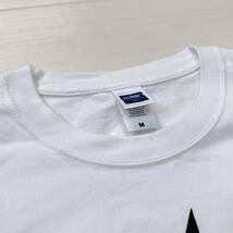 S3279 Jellan メンズ 半袖 Tシャツ Mサイズ ホワイト 白 前後プリント カジュアルスタイル シンプル 万能 丸首 USED 古着_画像7