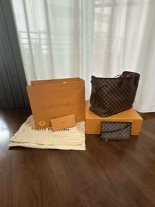 【美品】ルイヴィトン　LOUIS VUITTON ダミエ ネヴァーフル GM