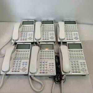 * cheap start! postage included!NEC telephone machine DT400 series DTZ-24D-2D(WH)TEL business phone 6 pcs together *
