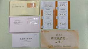 JR Kyushu railroad stockholder complimentary ticket 5 sheets JR Kyushu group stockholder complimentary ticket 5 sheets high speed boat discount ticket 1 sheets 