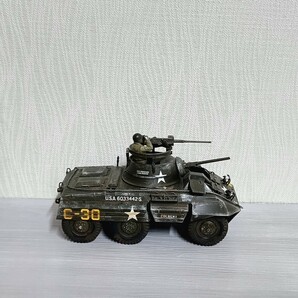 1/35 アメリカ軍 軽装甲車 M8 グレイハウンド プラモデル 完成品 第二次世界大戦の画像5