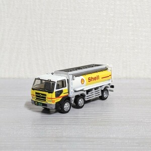 BANDAI 1/150 Shell 石油 タンクローリー 日産ディーゼル ミニカー ミニチュア シェル