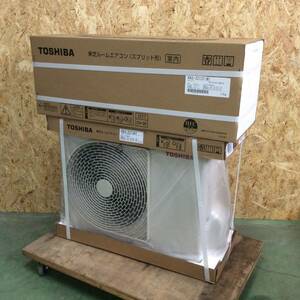 ◎【WH-0574】未使用 未開封 TOSHIBA 東芝 ルームエアコン RAS-2213T(W)+RAS-2213AT 6畳用 100V 白【佐川送料着払い・2梱包】