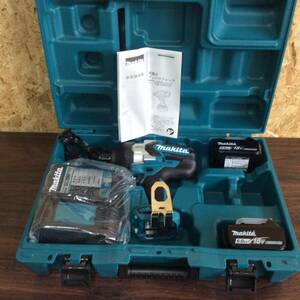 【WH-0623】未使用 展示品 makita マキタ 充電式 インパクトレンチ TW1001DRGX 18V 6.0Ah [バッテリー2個+充電器] 純正フルセット