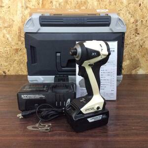 【WH-0890】中古品 RYOBI リョービ 18V 充電式インパクトドライバー BID-11XR バッテリー付