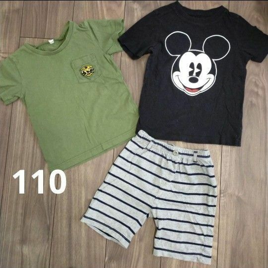 男の子用服　3点　まとめ売り Tシャツ ハーフパンツ