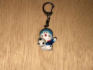 新品　未使用　当時　JFA ドラえもん　DORAEMON Jリーグ　サポーター　キーホルダー　日本代表　ユニフォーム　キーホルダー　希少　3