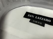 SAN LAZZARO☆白無地　形態安定ワイシャツ　S(37-76)　レギュラーカラー　_画像3