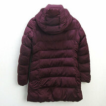 D■ユニクロ/UNIQLO ストレッチダウンコート JKT 212-146586 【L】エンジ系/LADIES/57【中古】_画像3