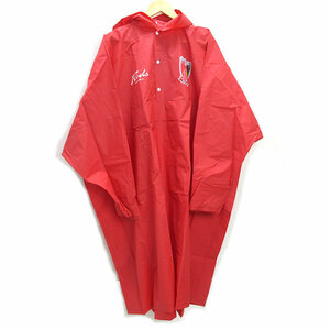 D■浦和レッズ/URAWA REDS レインコート/ポンチョ/雨具/応援グッズ/サッカー【L】赤/MENS/4【中古】