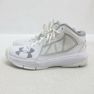 H■【24cm】アンダーアーマー/UNDER ARMOUR 1289129 UA NIHON 2 バスケットボール シューズ 白 LADIES■33【中古】