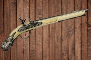 モデルガン レプリカ 銃フリントロック 5314 17世紀 ドイツ 45cm スペイン製 鑑賞 コレクター リアル再現 重厚感 ミリタリー タクティカル