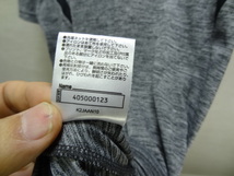 全国送料無料 ミズノ MIZUNO メンズ ポリエステル100%素材 杢グレー色 半袖 スポーツTシャツ XLサイズ_画像8
