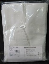 即決 未使用 省エネカーテン 150×200cm 1枚入 アイボリー IV 遮熱 遮光 洗える 形状記憶 フック付 コローレ_画像7