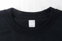 未使用 LB×CHUMS チャムス メンズ 半袖 Tシャツ Lサイズ ブラック CH01-2426-K001 ワークアウトドライ 送料370円_画像3