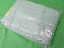 未使用 ユニベール riz 厚地カーテン 100×200cm 2枚入 エディット BL ブルー ワッフル 洗える フック付 アウトレット_画像5