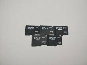 5 pieces set 2GB pq1 microSD card format ending memory card 