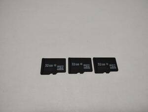 3枚セット　32GB　microSDHCカード　フォーマット済み　microSDカード　メモリーカード